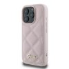 Guess GUHCP16LPSQSQSP iPhone 16 Pro6.3 różowy/pink hardcase Quilted Metal Logo